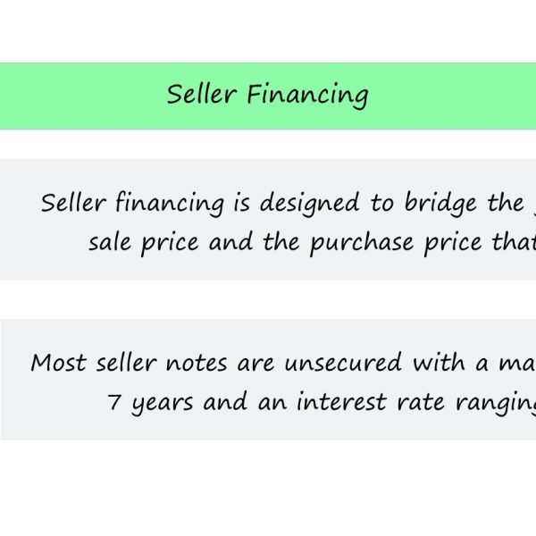Seller Financing Can Be Structured As a